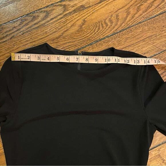 Alice + Olivia sheer black midi dress - Picture 2 of 16